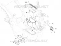 Relais - Batterie - Avertisseur sonore