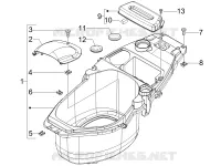 Logement casque - Dessous de selle