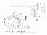 Couvercle arrière - Pare-boue