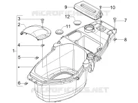 Logement casque - Dessous de selle