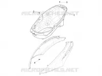 Logement casque - Dessous de selle