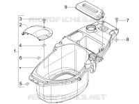 Logement casque - Dessous de selle