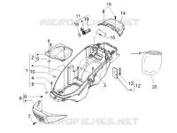 Logement casque - Dessous de selle