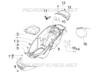 Logement casque - Dessous de selle