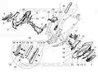 Protection centrale - Repose-pieds