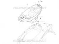 Logement casque - Dessous de selle
