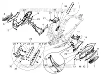 Protection centrale - Repose-pieds
