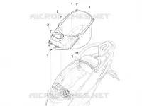 Logement casque - Dessous de selle