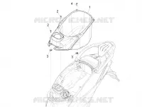 Logement casque - Dessous de selle