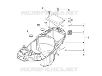 Logement casque - Dessous de selle