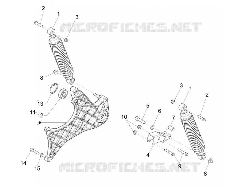 Protection centrale - Repose-pieds