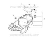 Logement casque - Dessous de selle