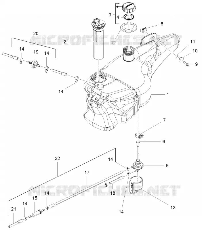 Réservoir carburant