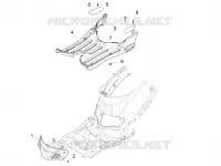 Protection centrale - Repose-pieds