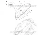 Logement casque - Dessous de selle