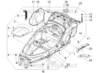 Logement casque - Dessous de selle