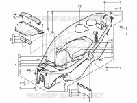 Logement casque - Dessous de selle