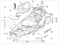 Logement casque - Dessous de selle