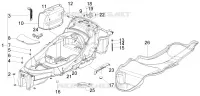 Logement casque - Dessous de selle