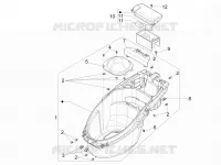 Logement casque - Dessous de selle