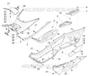 Protection centrale - Repose-pieds