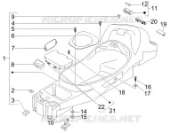 Logement casque - Dessous de selle