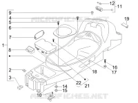 Logement casque - Dessous de selle