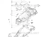 Logement casque - Dessous de selle
