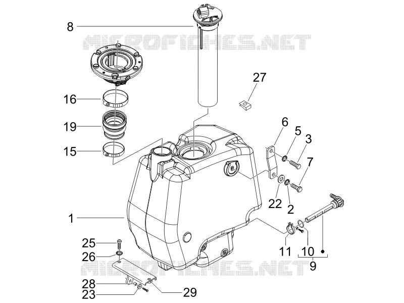 Réservoir carburant