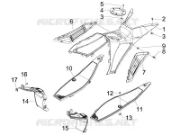 Protection centrale - Repose-pieds