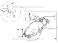 Logement casque - Dessous de selle