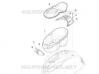 Logement casque - Dessous de selle