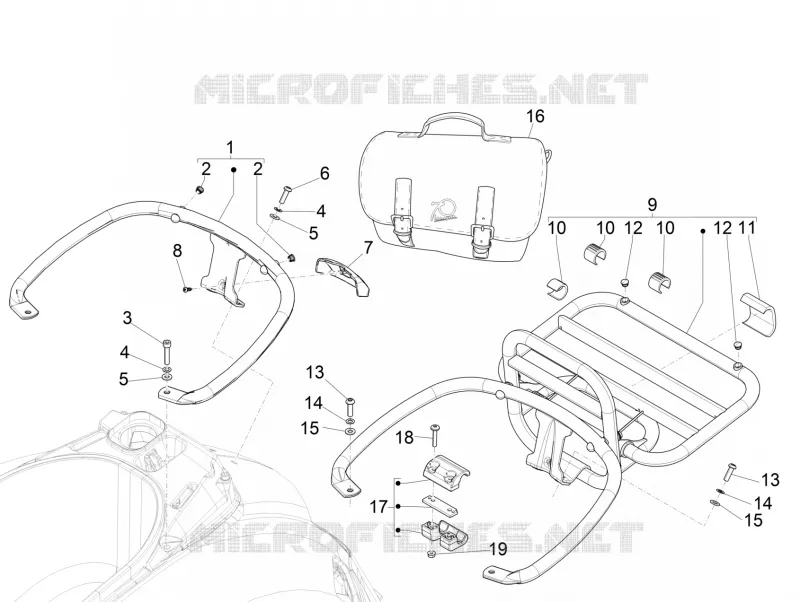 Porte-bagages arrière