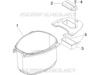 Logement casque - Dessous de selle
