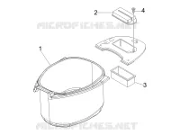 Logement casque - Dessous de selle