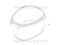 Logement casque - Dessous de selle