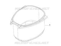 Logement casque - Dessous de selle