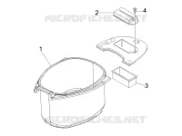 Logement casque - Dessous de selle