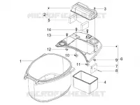Logement casque - Dessous de selle