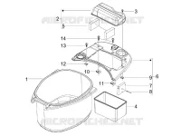Logement casque - Dessous de selle