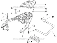 Rear luggage rack