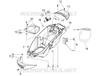 Logement casque - Dessous de selle