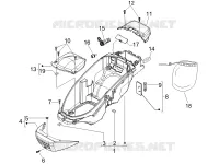 Logement casque - Dessous de selle