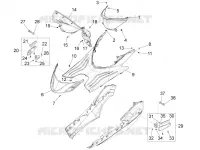 Protection centrale - Repose-pieds