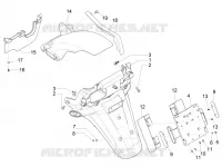Rear cover - Splash guard