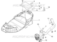 Logement casque - Dessous de selle