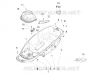 Logement casque - Dessous de selle