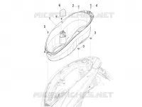 Logement casque - Dessous de selle
