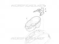 Logement casque - Dessous de selle