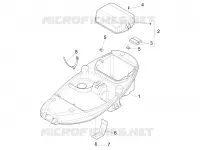 Logement casque - Dessous de selle